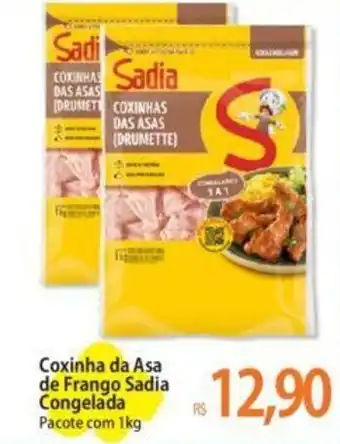 Atacadão Coxinha da Asa de Frango Sadia Congelada Pacote com 1kg oferta