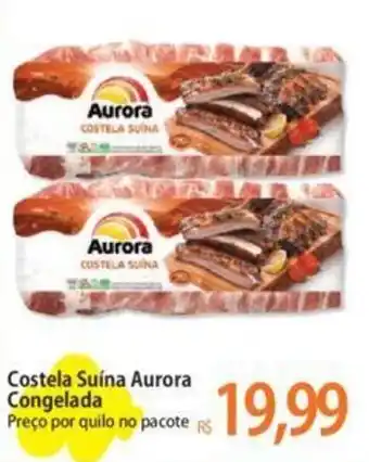 Atacadão Costela Suína Aurora Congelada Preço por quilo no pacote oferta