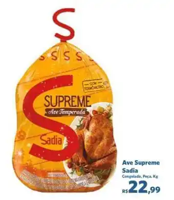 Sam's Club Ave Supreme Sadia Congelada, Peça, Kg oferta