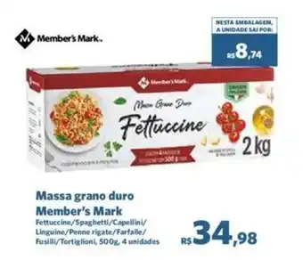 Sam's Club Massa grano duro Member's Mark oferta