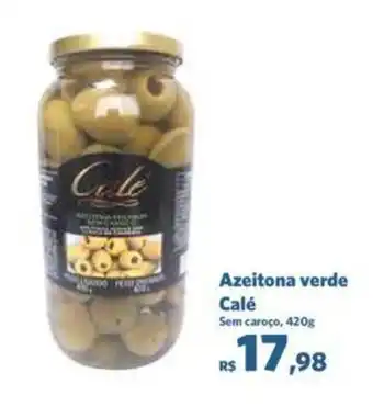 Azeitona verde Calé Sem caroço, 420g