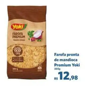 Sam's Club Farofa pronta de mandioca Premium Yoki 380g oferta