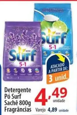 Akki Atacadista Detergente po Surf Sache 800g Fragrancias oferta