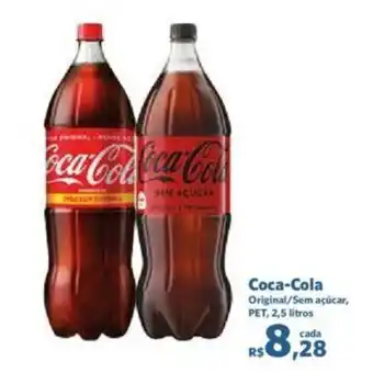 Sam's Club Coca-Cola Original/Sem açúcar, PET, 2,5 litros oferta