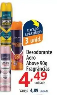 Akki Atacadista Desodorante Aero Above 90g Frgrancias oferta