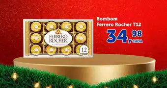 Rossi Supermercado Bombom Ferrero Rocher T12 oferta