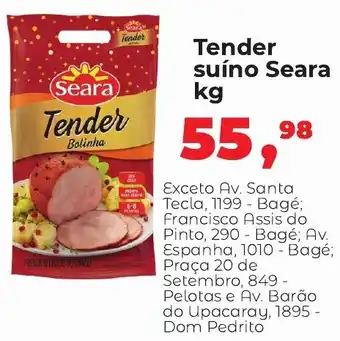 Peruzzo Tender suíno Seara kg oferta