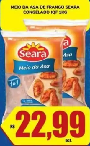 Costa Atacadão MEIO DA ASA DE FRANGO SEARA CONGELADO IQF 1KG oferta