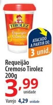 Akki Atacadista Requeijao Cremoso Tirolez 200g oferta