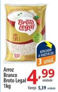 Akki Atacadista Arroz Branco Broto Legal 1kg oferta