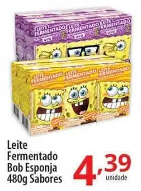 Akki Atacadista Leite fermentado Bob Esponja 480g oferta