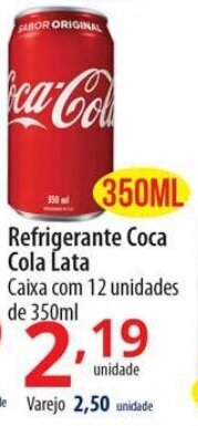 Akki Atacadista Refrigerante Coca Cola lata 350ml oferta