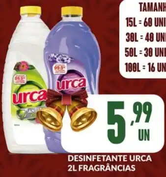DESINFETANTE URCA 2L FRAGRÂNCIAS