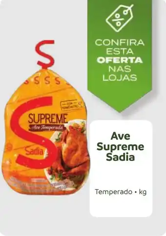 Hiperideal Supermercados Ave Supreme Sadia Temperado kg oferta