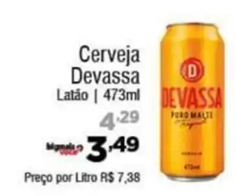 Big Mais Supermercados Cerveja Devassa Latão | 473ml oferta