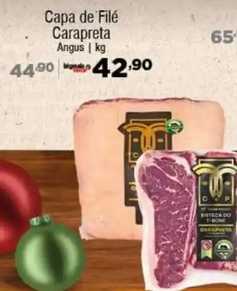 Big Mais Supermercados Capa de Filé Carapreta Angus | kg oferta