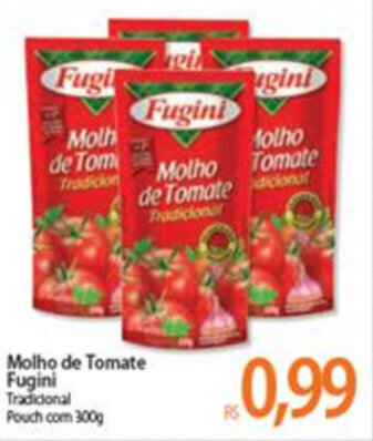 Atacadão Molho de tomate Fugini 300g oferta