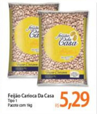 Atacadão Feijao Carioca Da Casa 1kg oferta