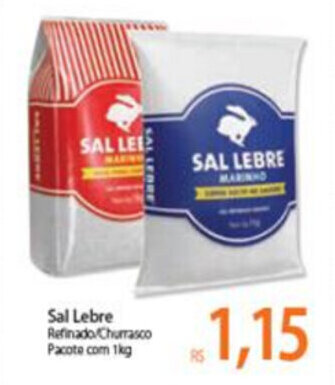 Atacadão Sal Lebre 1kg oferta