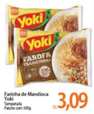 Atacadão Farinha de Mandioca Yoki 500g oferta