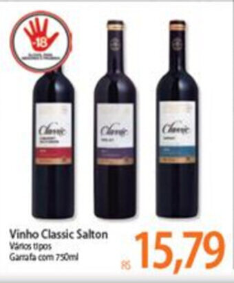 Atacadão Vinho Classic Salton 750ml oferta