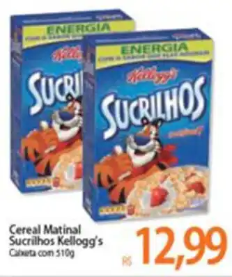 Atacadão Cereal matinal Sucrilhos Kellogg's 510g oferta