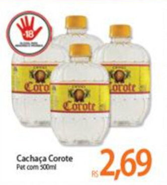Atacadão Cachaca Corote 500ml oferta