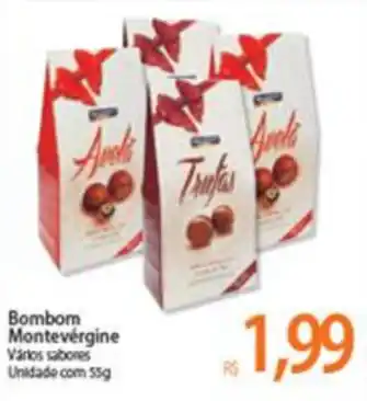 Atacadão Bombom Montevergine 55g oferta