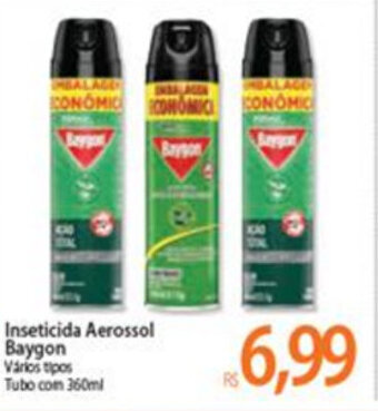 Atacadão Inseticida Aerossol Baygon 360ml oferta