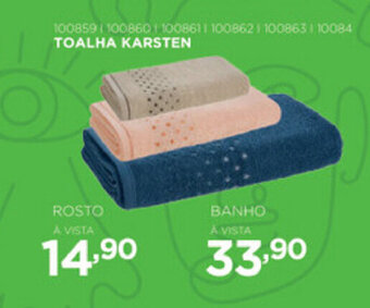 Toalha Karsten - Rosto