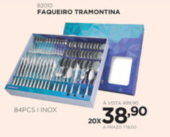 Benoit Faqueiro Tramontina 84pcs Inox oferta