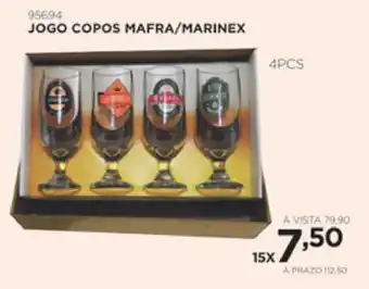 Benoit Jogo Copos Mafra/ Marinex 4pcs oferta