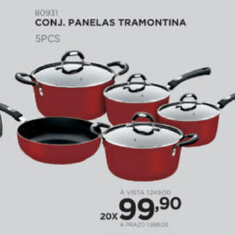 Benoit Conj. Panelas Tramontina 5pcs oferta