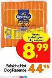Salsicha hot dog rezende