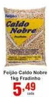 Feijao Caldo Nobre 1kg Fradinho