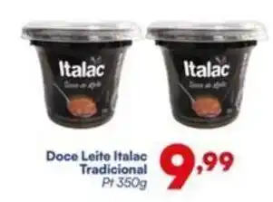 Barracão Supermercado Doce Leite Italac Tradicional Pt 350g oferta