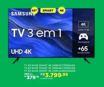 DB Supermercados SAMSUNG TV 3 em 1 UHD 4K oferta