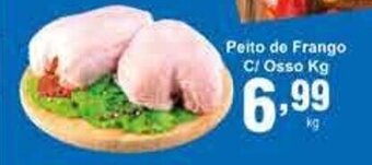 Rossi Supermercado Peito de Frango c/ Osso 1kg oferta