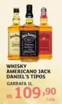 Assaí Atacadista WHISKY AMERICANO JACK DANIEL'S TIPOS GARRAFA IL oferta