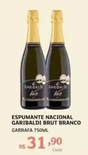 Assaí Atacadista ESPUMANTE NACIONAL GARIBALDI BRUT BRANCO GARRAFA 750ML oferta