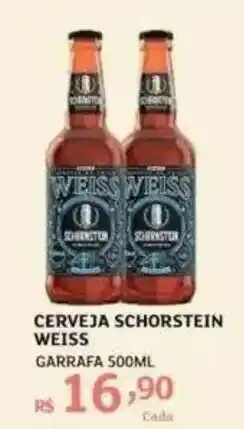 Assaí Atacadista CERVEJA SCHORSTEIN WEISS GARRAFA 500ML oferta
