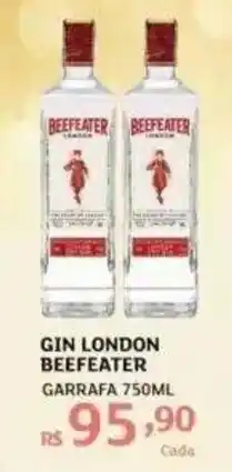 Assaí Atacadista GIN LONDON BEEFEATER GARRAFA 750ML oferta