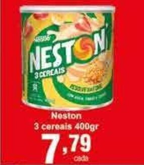 Rossi Supermercado Neston 3 Cereais 400g oferta