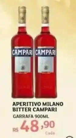 Assaí Atacadista APERITIVO MILANO BITTER CAMPARI GARRAFA 900ML oferta