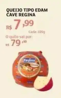 Assaí Atacadista QUEIJO TIPO EDAM CAVE REGINA Cada 100g oferta