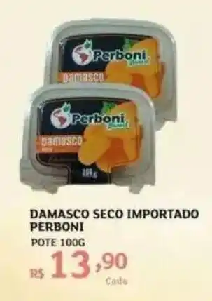 Assaí Atacadista DAMASCO SECO IMPORTADO PERBONI POTE 100G oferta