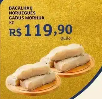 Assaí Atacadista BACALHAU NORUEGUÊS GADUS MORHUA KG oferta