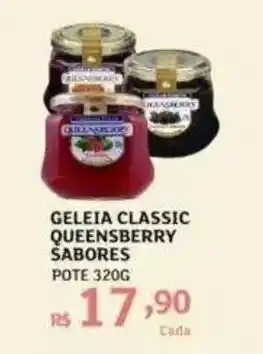 Assaí Atacadista GELEIA CLASSIC QUEENSBERRY SABORES POTE 320G oferta