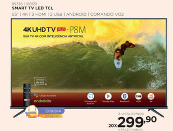 Benoit Smart TV LED TCL 55" oferta