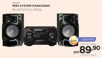 Benoit Mini Sytem Panasonic oferta